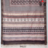 Bagh Handblock Print on Silk Cotton Saree