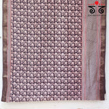 Bagh Handblock Print on Silk Cotton Saree