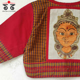 The Pen Kalamkari Hand Embroidery Blouse