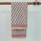 Bagh Handblock Print on Cotton Saree