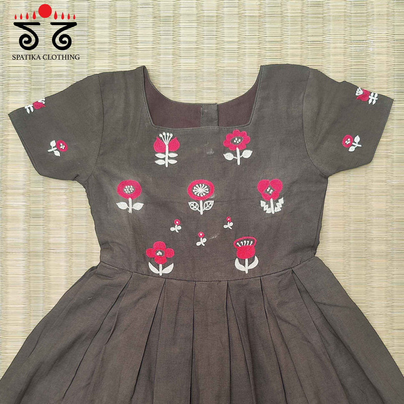 Hand Embroidered - Baby Frock