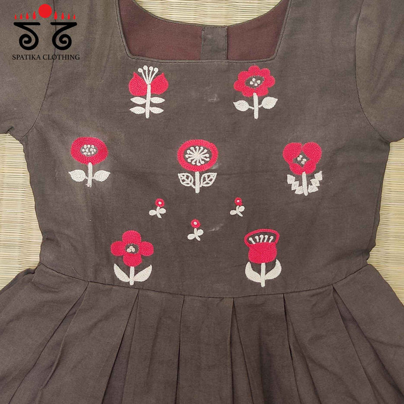 Hand Embroidered - Baby Frock