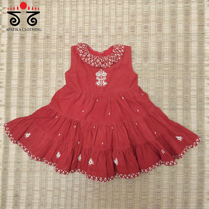 Hand Embroidered - Baby Frock