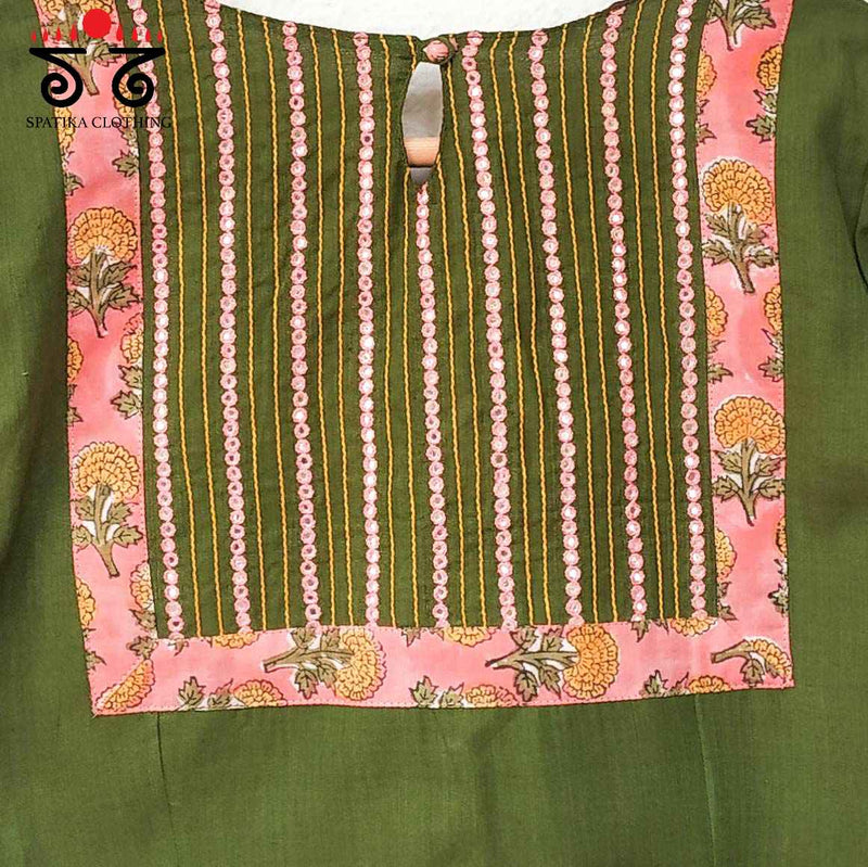 Mirror Work Hand embroidered Blouse