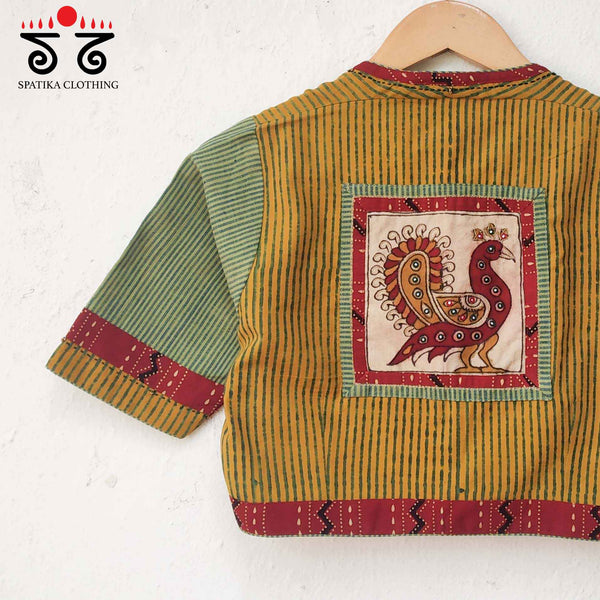 The Morni Pen Kalamkari Blouse