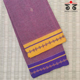 Banjara Handembroidery on Patteda Anchu Saree