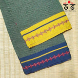 Banjara Handembroidery on Patteda Anchu Saree