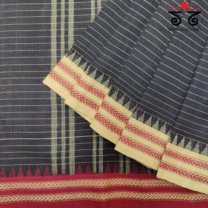 Ponduru Handspun Cotton Saree