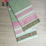 Handblock Printed Cotton Saree