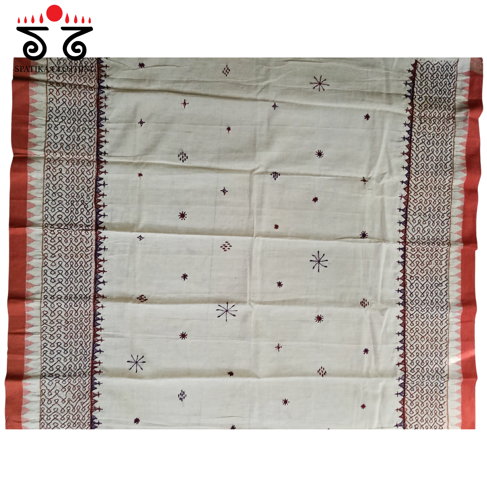 Lambani Handembroidery on Ponduru Blouse Fabric