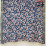 Handblock Print on Maheshwari Cotton Saree