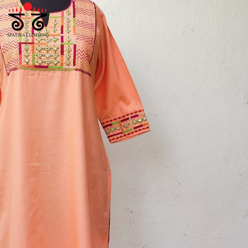 Lambani Hand Embroidered Kurta