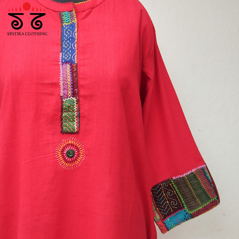 Lambani Hand Embroidered Kurta