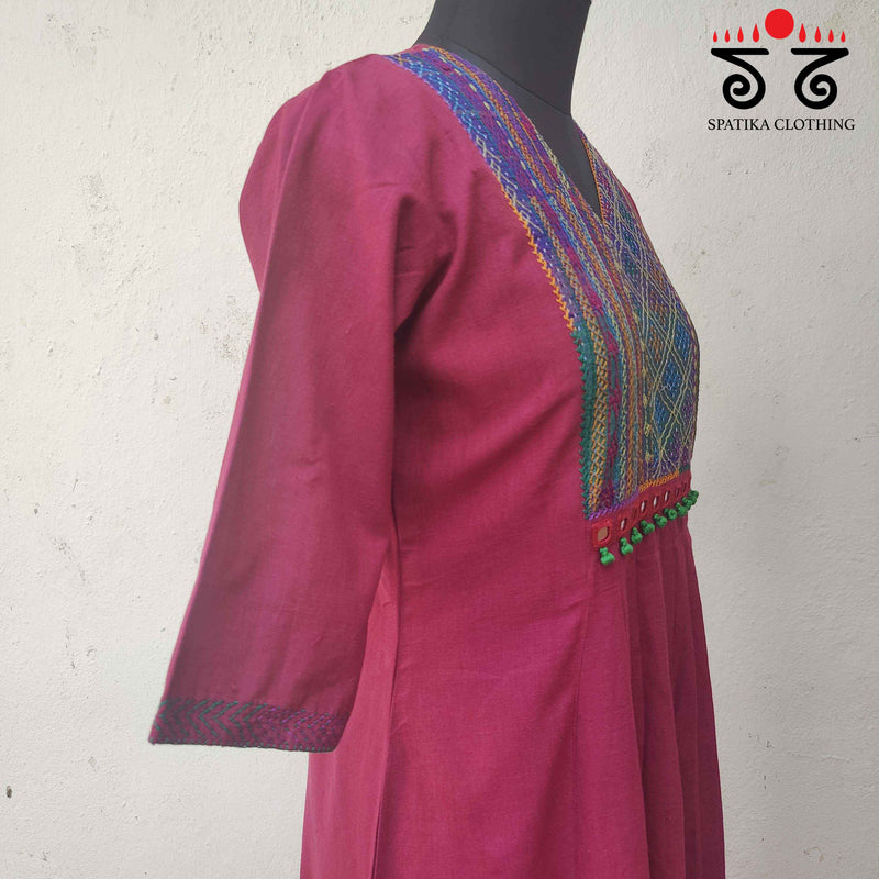 Lambani Hand Embroidered Kurta