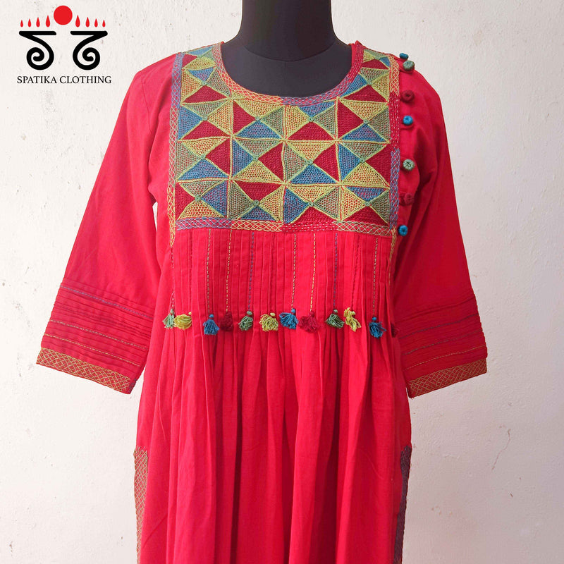 Lambani Hand Embroidered Kurta