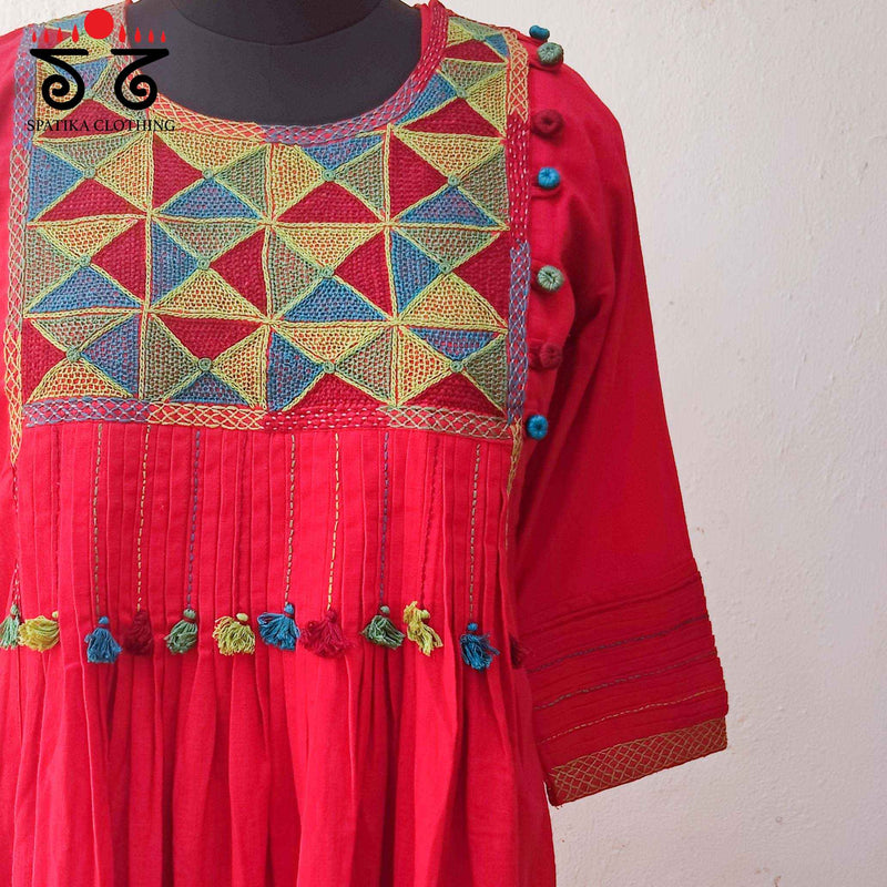 Lambani Hand Embroidered Kurta