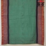 Ajrakh - Bandhani on Mangalagiri Cotton Saree