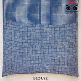 Bagru Handblock Print on Handwoven Cotton Saree