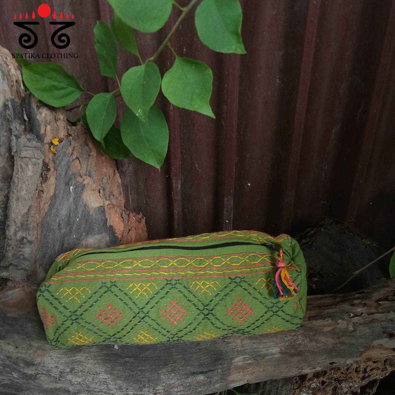 Lambani Hand Embroidered Pouch - Large