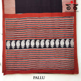 Bagru Handblock Print on Handwoven Cotton Saree