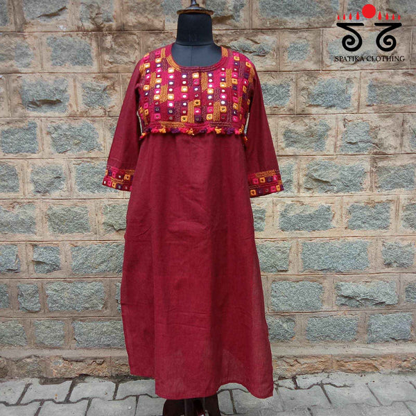 Lambani Hand Embroidered Kurta