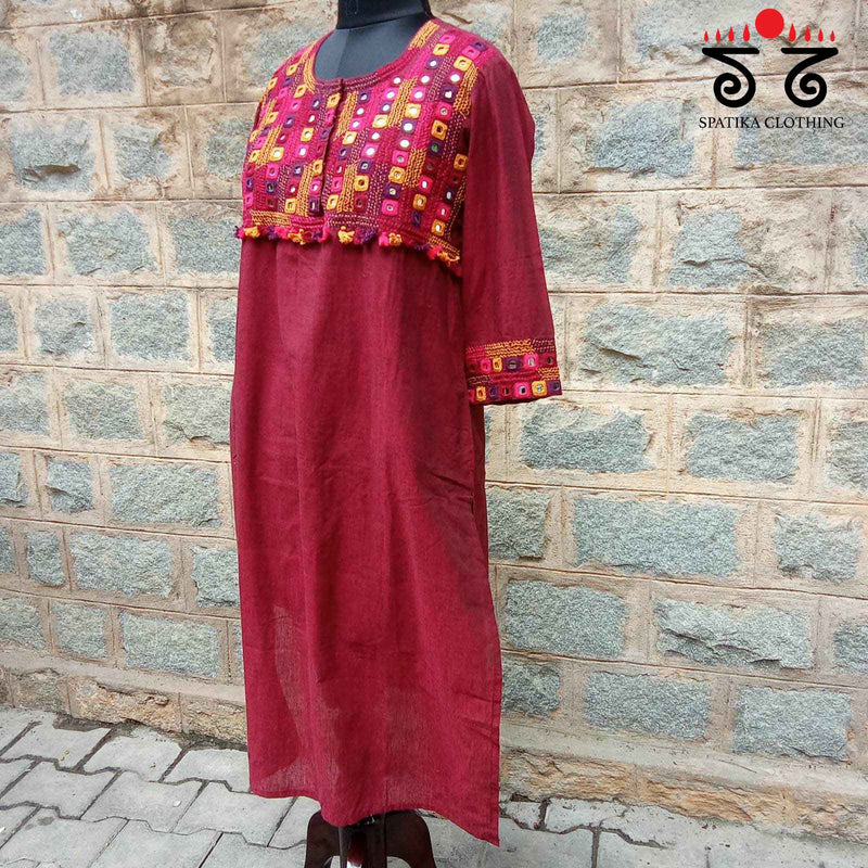 Lambani Hand Embroidered Kurta