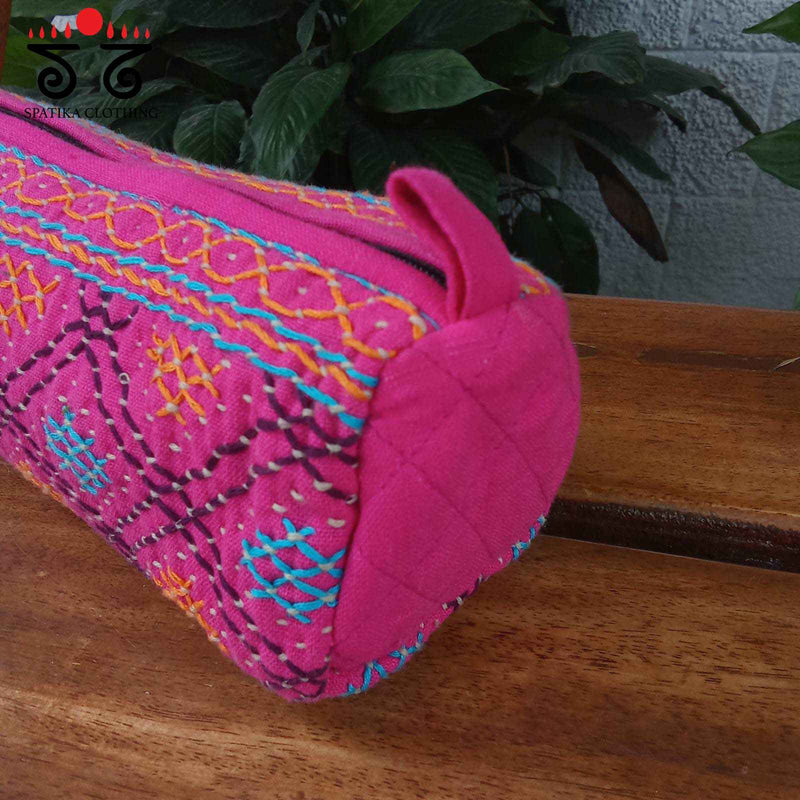 Lambani Hand Embroidered Pouch - Large