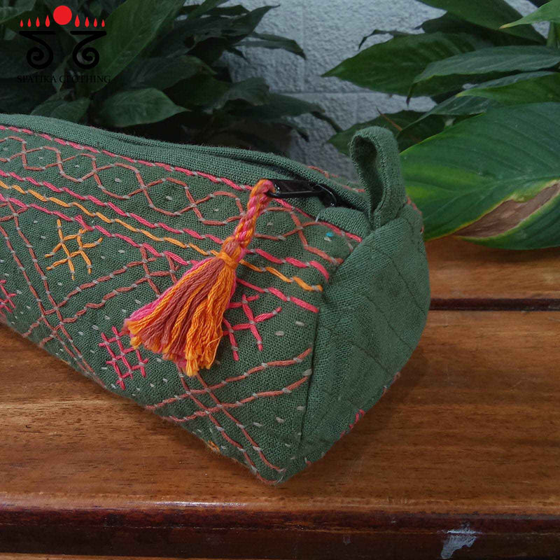 Lambani Hand Embroidered Pouch - Large