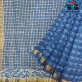 Bagru Handblock Print on Kota Saree