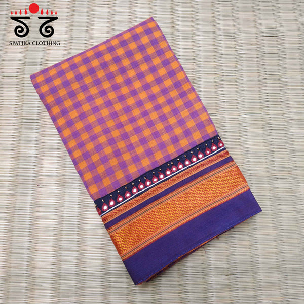 Mangalagiri Cotton - Hand Embroidered Blouse Fabric