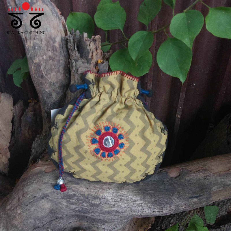 Lambani Hand Embroidered Potli Bag