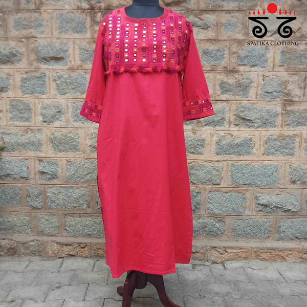 Lambani Hand Embroidered Kurta