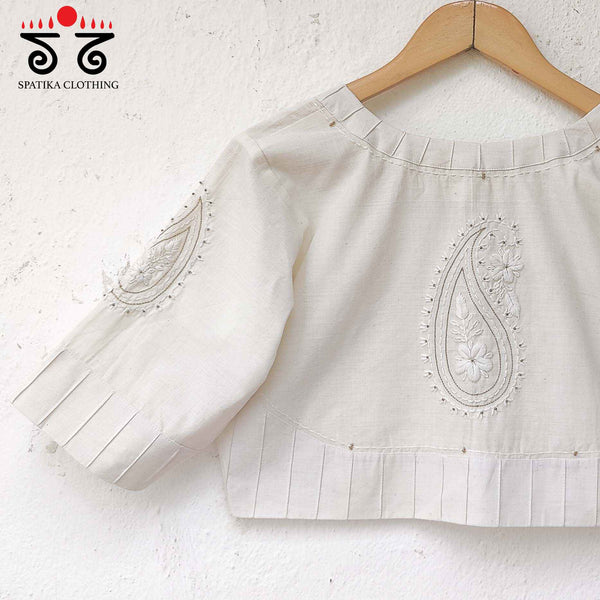 The Chikankari Blouse - New Version!