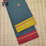 Handembroidered Patteda Anchu Saree