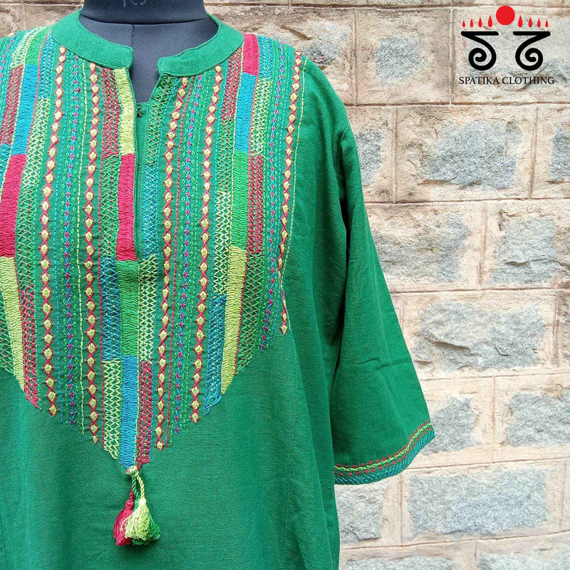 Lambani Hand Embroidered Kurta