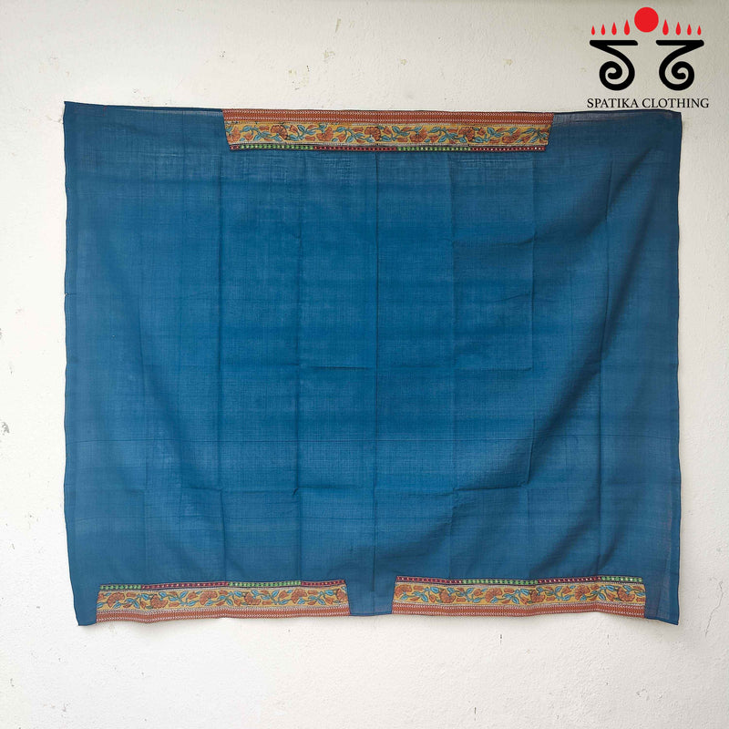 Mangalagiri Cotton - Hand Embroidered Blouse Fabric