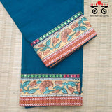 Mangalagiri Cotton - Hand Embroidered Blouse Fabric