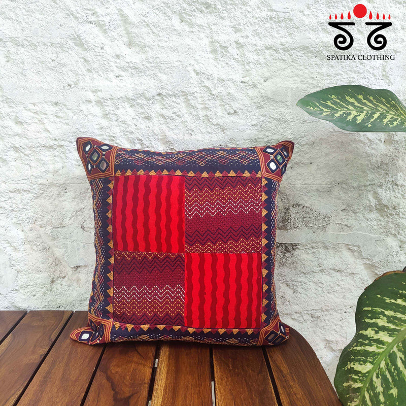 The Lambani Handembroidered Cushion Cover