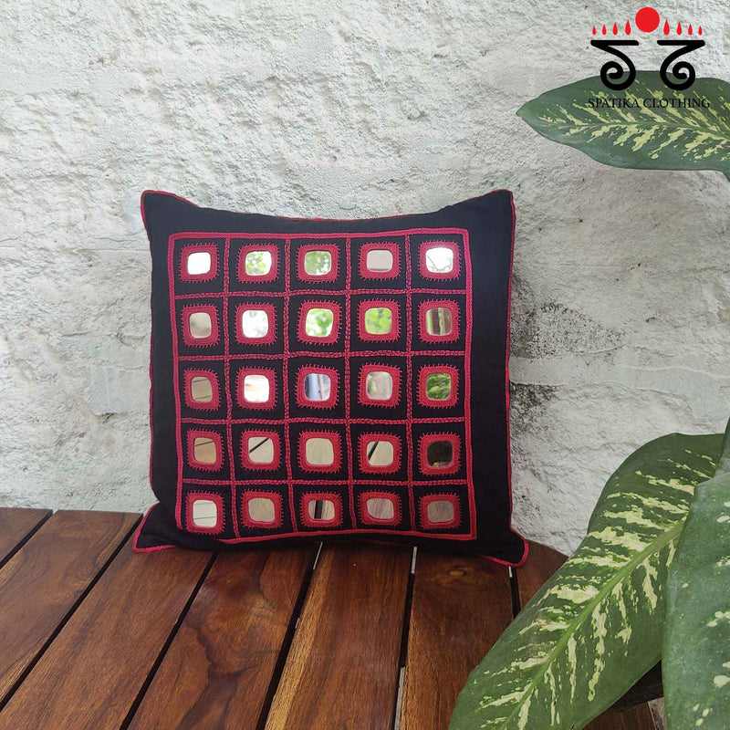 The Lambani Handembroidered Cushion Cover