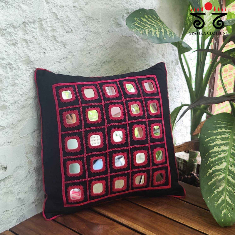 The Lambani Handembroidered Cushion Cover