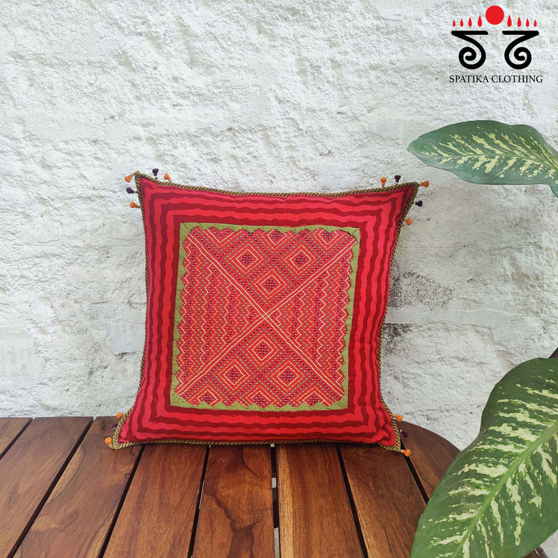 The Lambani Handembroidered Cushion Cover