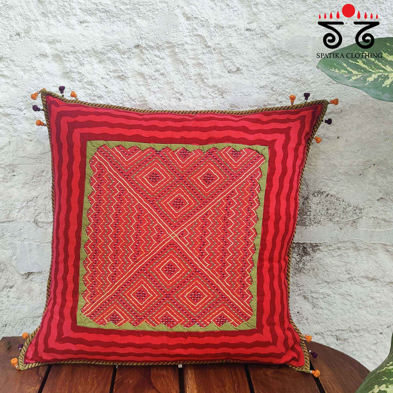 The Lambani Handembroidered Cushion Cover