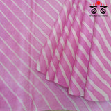 Leheriya on Tussar Silk Saree