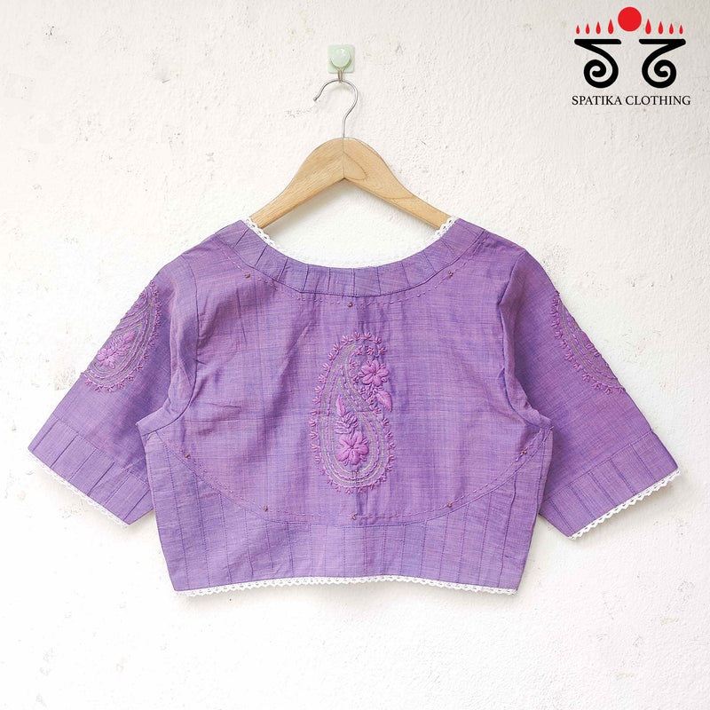 The Chikan & Lace Blouse