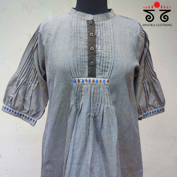 Patteda Anchu -  Hand Embroidered Tunic