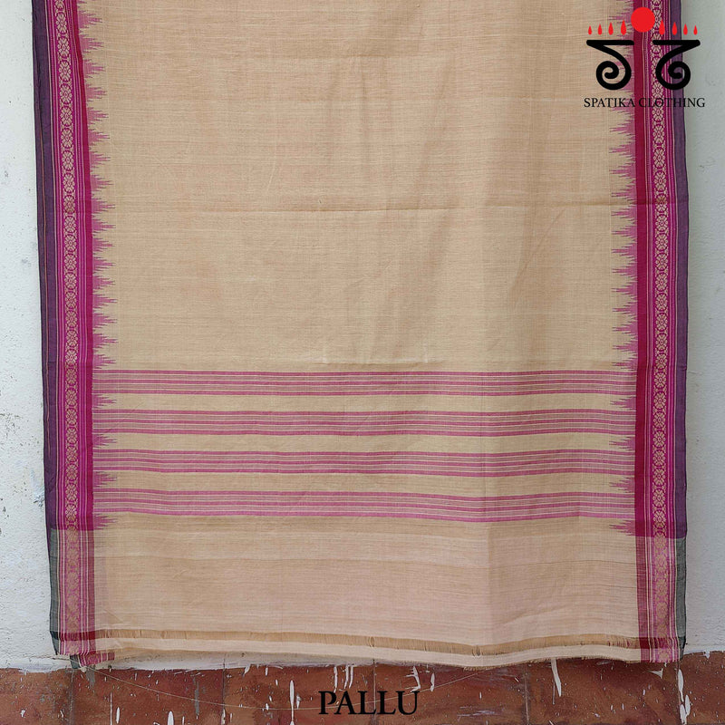 Ponduru Handspun Cotton Saree