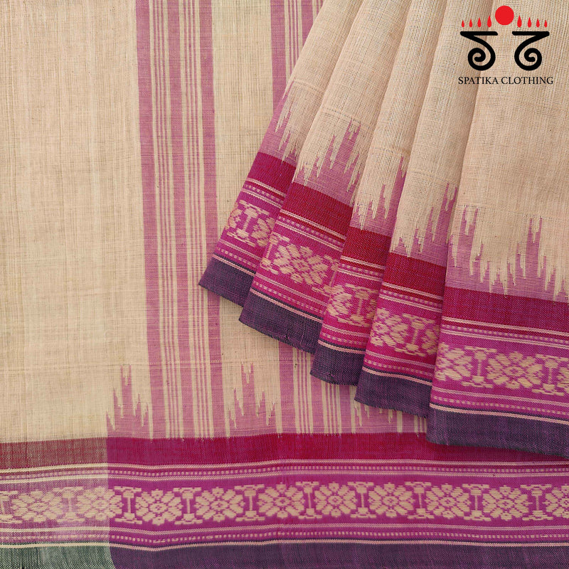 Ponduru Handspun Cotton Saree