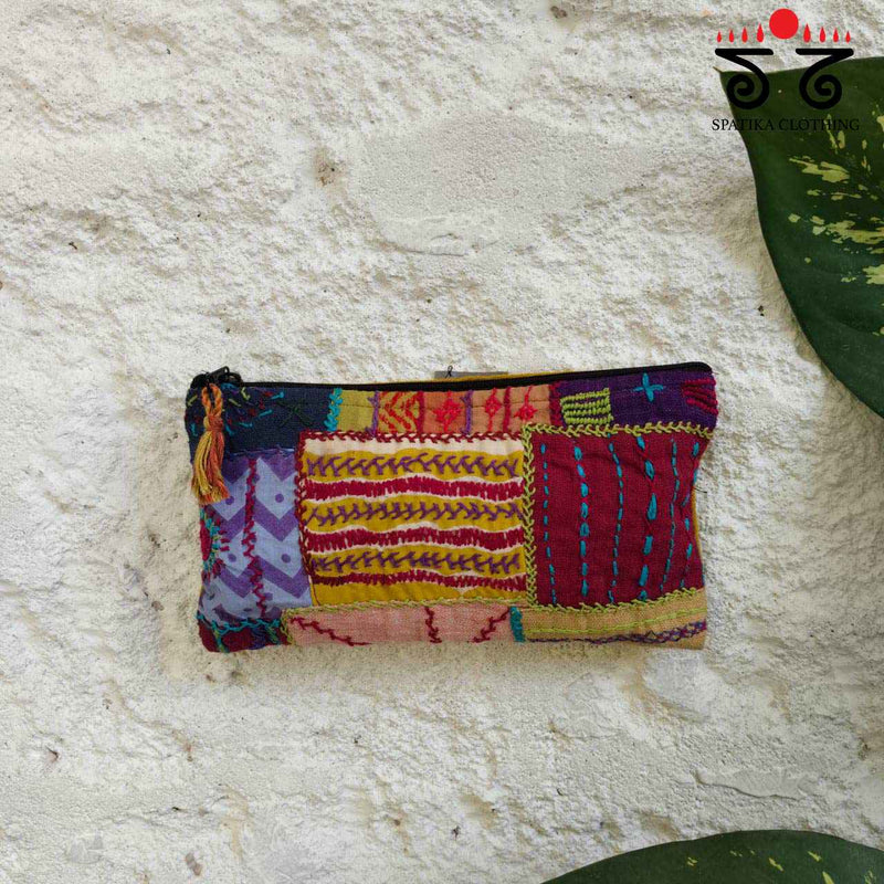 Lambani Hand Embroidered Purse - Large