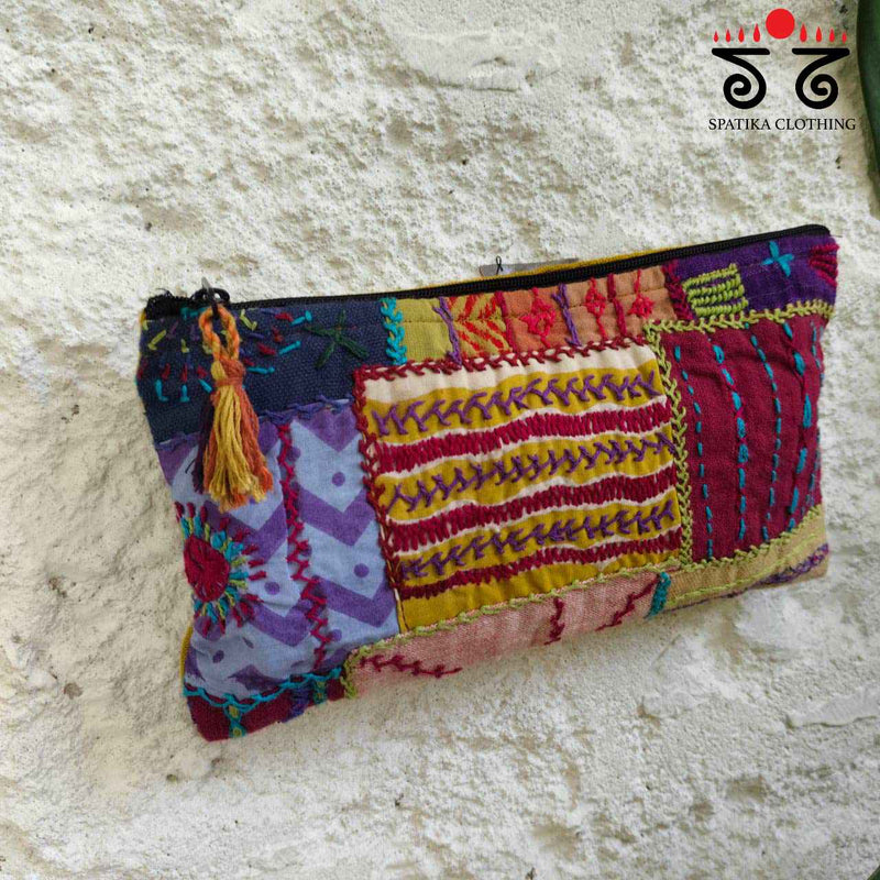 Lambani Hand Embroidered Purse - Large