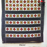 Telia Rumal Ikat - Handwoven Cotton Saree